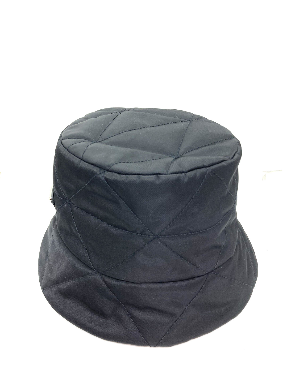 Used Prada Recycled Polyamide Bucket Hat  Unisex Triangle Logo Placket 28942 thumbnail 2