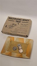 Vintage 1930's "Multiplying Money Tray" Magic Trick Made in England
