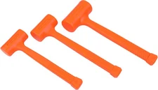 HFS(R) 3PCS Dead Blow Hammer Set, 1, 2, 3 lb Pound Dead Blow Hammer mallet