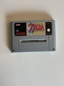 Zelda: A Link to the Past SNES Game + Original Manual + NES Poster , Tested,