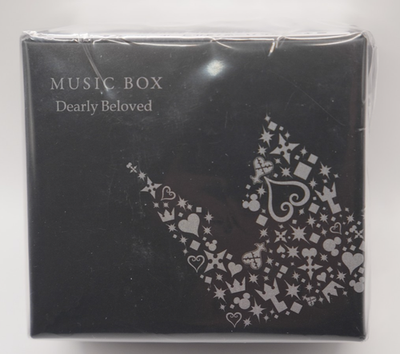 Kingdom Hearts Music Box Dearly Beloved Limited Edition Black New