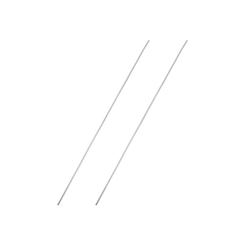 2mm Diametro 400mm Lunghezza Ottone Solido Asta Tornio Barra