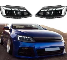 VLAND LED Headlights For VW Jetta MK6 Sagitar 2012-2018 W/Sequential Turn Signal