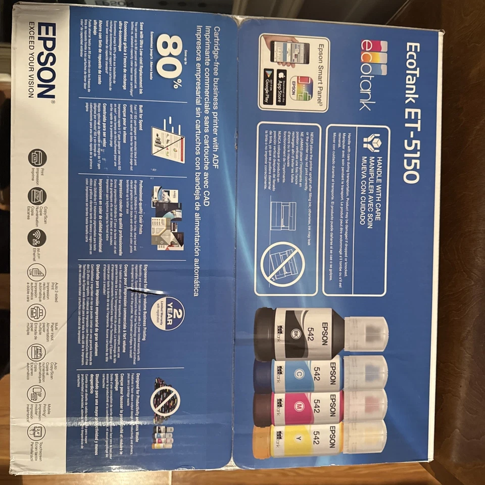 Epson - EcoTank Pro ET-5150 Wireless All-in-One Supertank Printer - Image 2 of 3