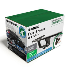 Brink Anhängerkupplung starr & 7poliger ECS E-Satz für Smart #1 SUV 06.22- AHK