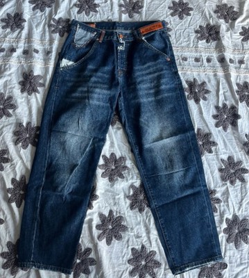 Heron Preston Denim Jeans Gr.29 Regular Straight Made In Italy Blau