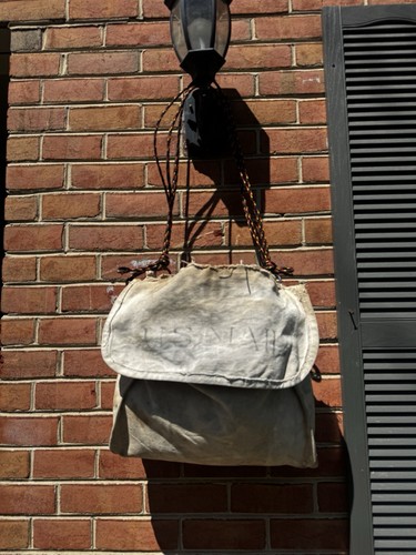 VTG 60’s Rare USPS US Mail Canvas Mail Postal Carrier Messenger Briefcase Bag - Picture 3 of 21