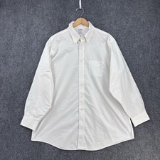Brooks Brothers White Regent Original Polo Shirt Men s 18-34 Business Preppy