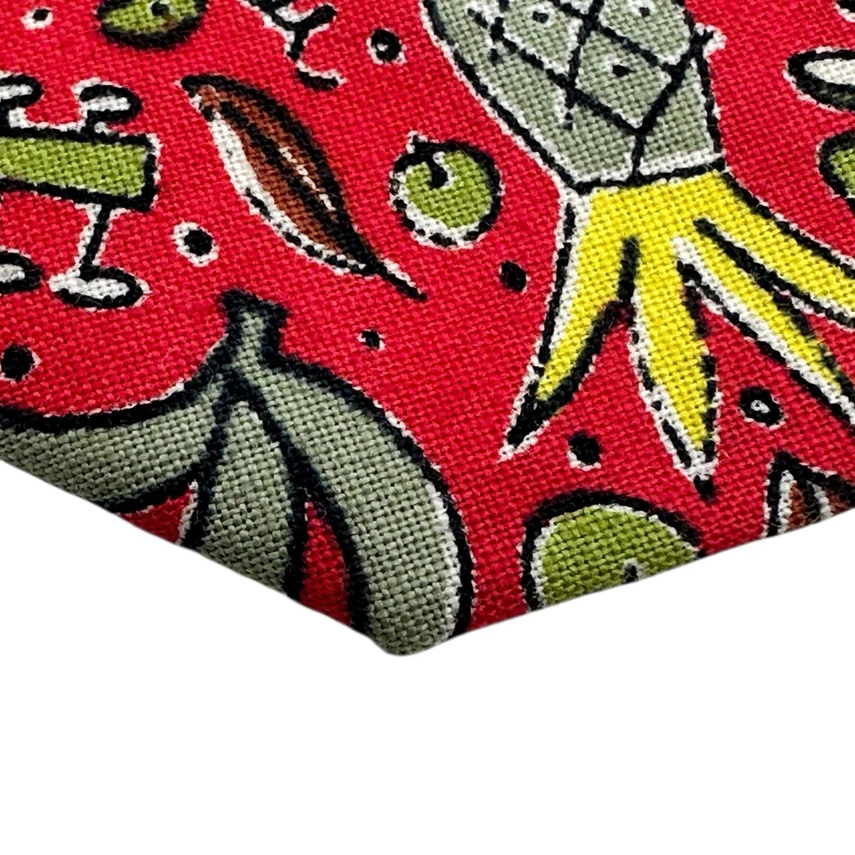 Guitarras corbata vintage Banana Republic safari y viaje piña algodón EE. UU. Foto 3 de 4