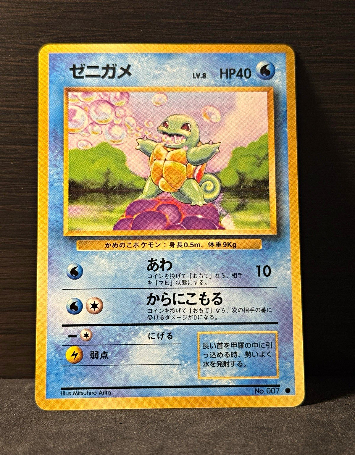 Pokémon Squirtle No. 007 Japanese