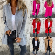 Zip-up Hooded Cardigan Coat Fashion Solid Color Pocket Jacket Fall And Winter Wo