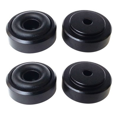 4pcs 20x8mm Black Isolation Feet Stand For CD Turntable Radio AMP Amplifier D