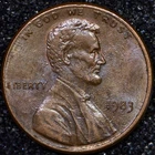 1983-P Lincoln Memorial Cent — photo from another recent sale