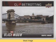 2021 Upper Deck Marvel Black Widow Globetrotting Budapest Hungary #GB-8 READ o1h