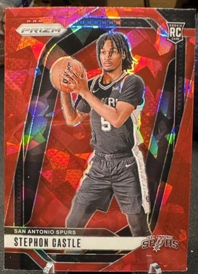 2024-25 Panini Prizm - Stephon Castle #234 Red Ice Prizm (RC)