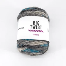 Big Twist Static Yarn • Grey Blue • 131 yd / 3.5 oz • Discontinued • Multpl Qty