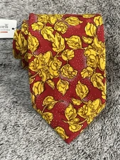 Men's Italo Ferretti Silvi Marina Luxury Silk Tie Italy  Geometric