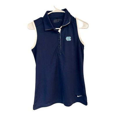 NikeGolf Dri-FIT polo Women s Navy University North Carolina Tar Heels Logo. SM