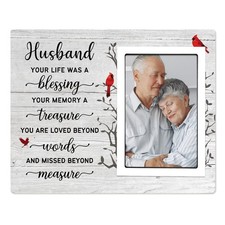 SteadStyle Memorial Gifts for Loss of Husband - Memorial Picture Frames - Sym...