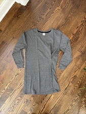 Cabi Gray Obsidian Put On Crewneck Dress Sz M