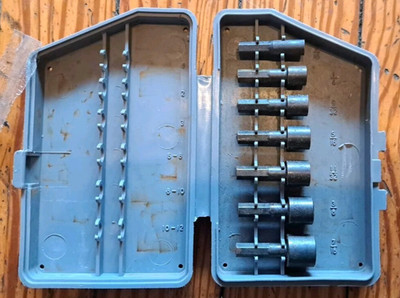 Black Decker Scorpion #71-469 Screwdriver Nut Driver Bit Set w/ Case