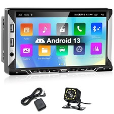 Autoradio 2 Din Android con Navigazione GPS e Bluetooth Display Radio Stereo