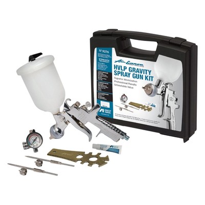 ASET IWATA HVLP Gravity Feed Spray Gun Kit w 600 ml Plastic Cup