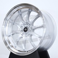Mst Mt-11 17x9 5x100114.3 20 Offset Silver 10 Spokes Machine Lip Sport 4 Wheels