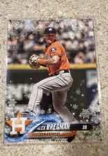 2018 Topps Holiday - Alex Bregman #HMW66 Metallic Snowflake