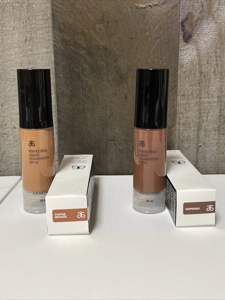ARBONNE Perfecting Liquid Foundation SPF 15 NEW In Box 30ml - Image 2 of 2