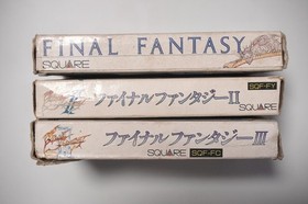 Famicom Final Fantasy 1 2 3 boxed Japan FC games US Seller