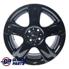 Mini Cooper One R50 R52 R53 Black Wheel Alloy Rim 17" ET:48 7J 5-Star 91 6763299