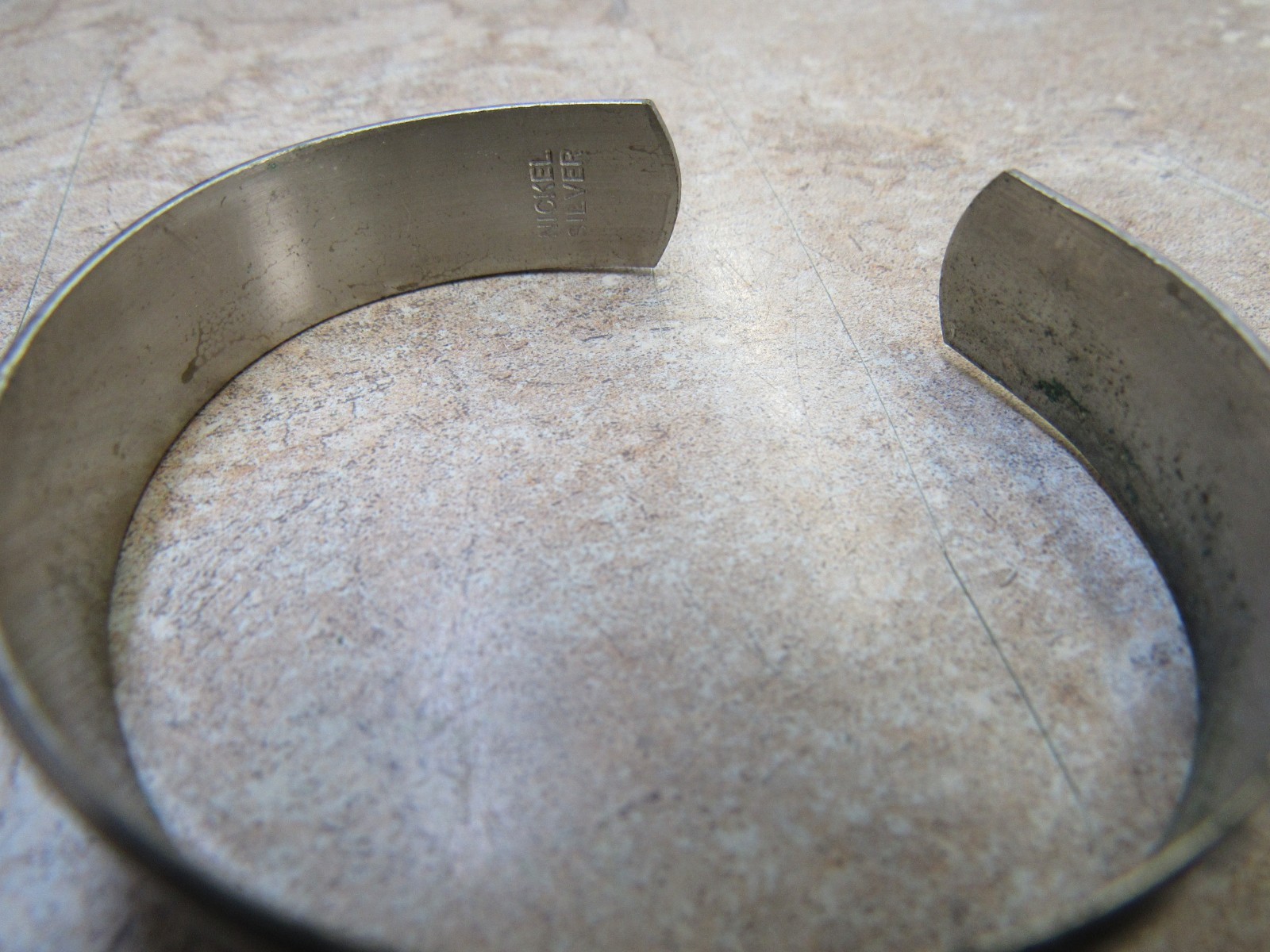 Original Vintage 1970's POW Bracelet Nickel Silver LCDR PAUL E GALANTI USN 1966