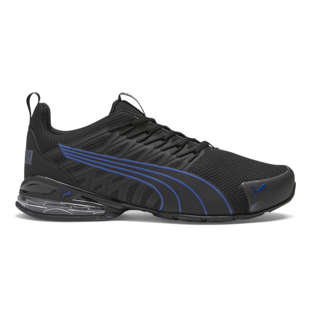 PUMA Voltaic Evo Wide Running Mens Black Sneakers Athletic Shoes