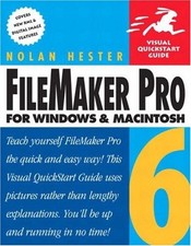 FILEMAKER PRO 6 FOR WINDOWS MACINTOSH By Nolan Hester Mint Condition