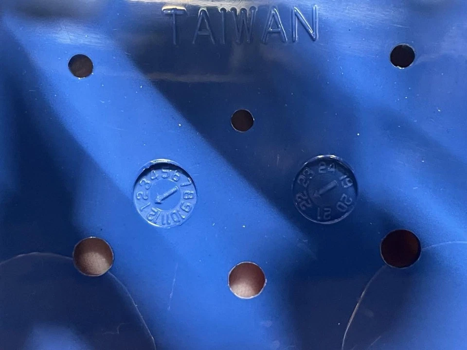 MONZA Lightning Seat Old School BMX Saddle Blue Elina Replica w/ Box Used JAPAN - Image 3 of 4