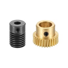 Worm Gear Set 0.5 Module 1:30 Reduction Rate(Gear-8mm Bore, Rod 5mm Bore)