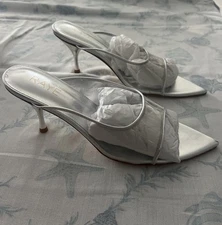 Raye Mercer Heel in Silver Size 9.5 $168 Silver Heels