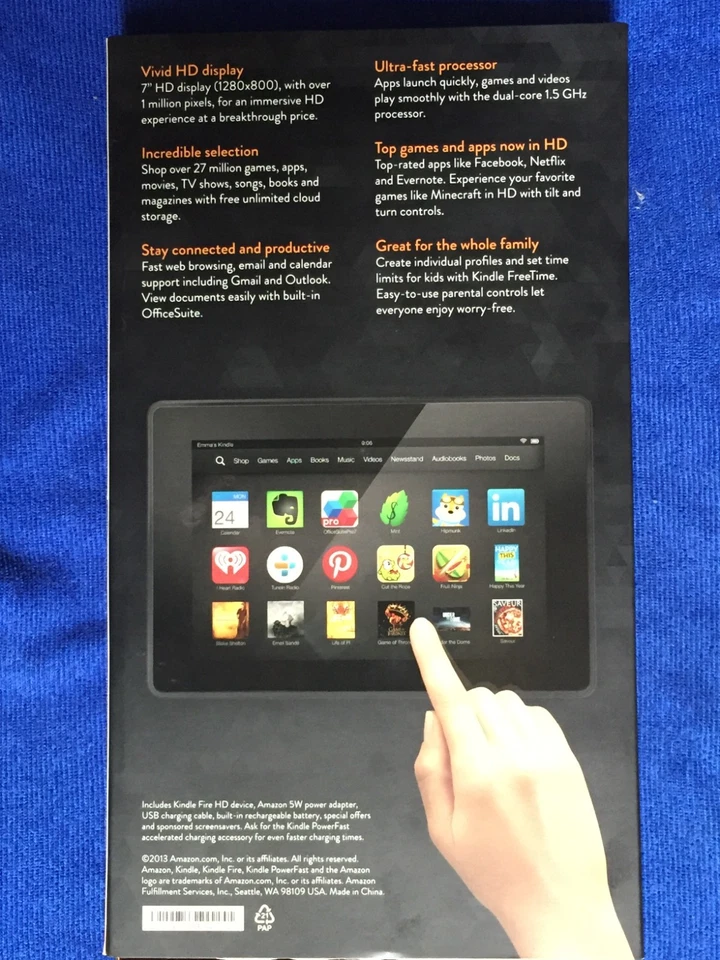 Amazon Kindle Fire HD 3rd Gen | Model P48WVB4 | 7" | 8GB | - Image 2 of 4