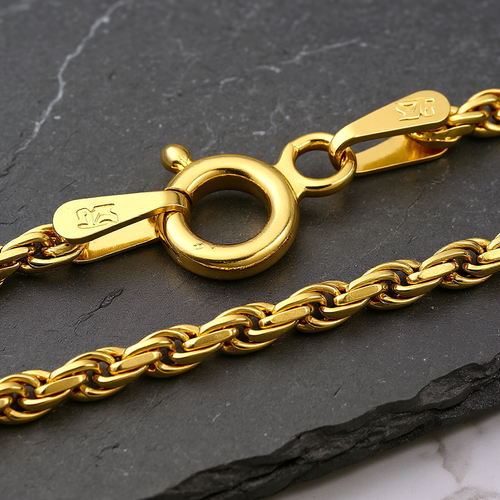 Collana in oro 0,8-4,0 mm - 40-75 cm - Oro vermeil 24K - Catena - AURIORE - 第 14/42 張圖片