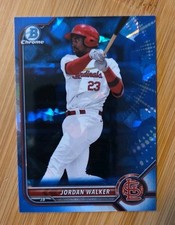 2022 Bowman Chrome Blue Sapphire Jordan Walker #BCP-221 Prospects Cardinals
