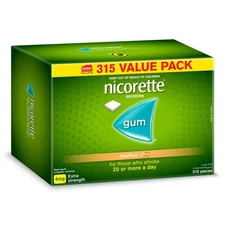 Nicorette Gum 4mg Fresh Fruit 315 Pieces Exclusive Size