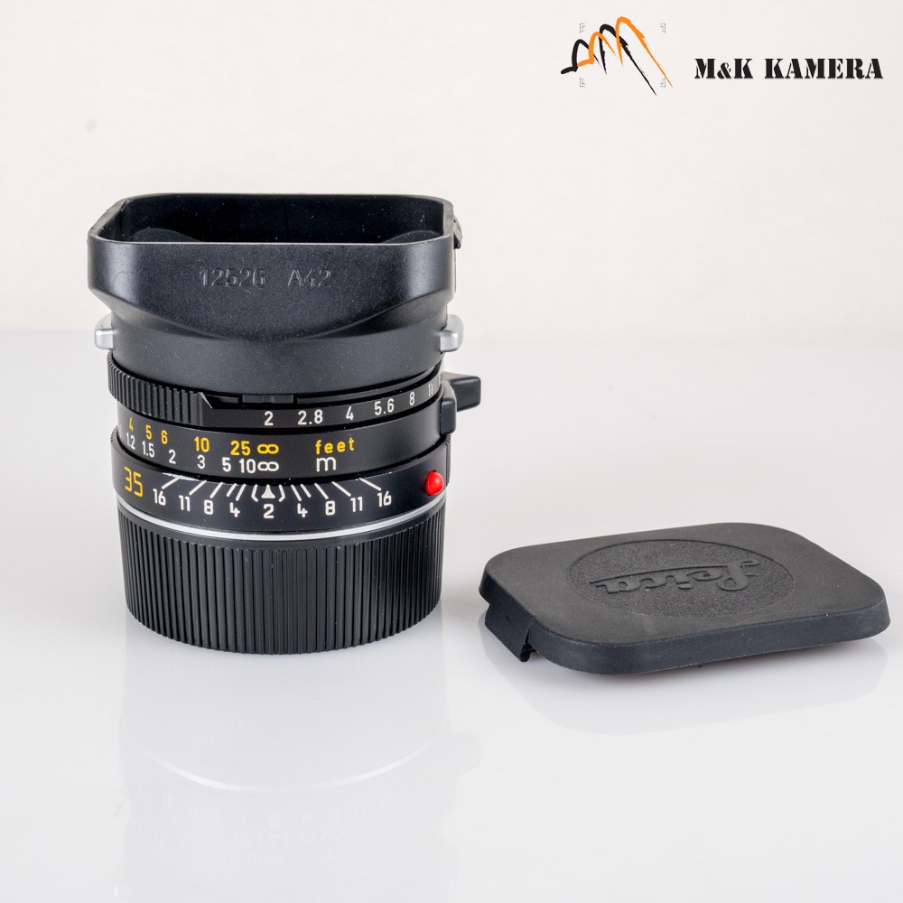 Leica Summicron-M Elements Black with hood 12526