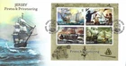 2014 Jersey Pirates and Privateering Miniature Sheet First Day Cover