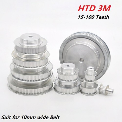 #ad HTD 3M Timing Belt Pulley with Step 15 100 Teeth BF Type Width 10mm Process Bore $45.89