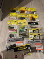 Gary Yamamoto Bass Fishing Worm Set 16 Bags, Near Mint, Soft Lure, Fishing Gear