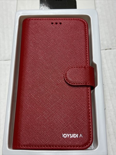 JOYSIDEA Premium 2 In 1 Wallet Case For iPhone 11 - 6.1” Red Phone Case - 第 9/9 張圖片