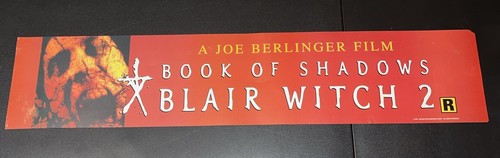 BLAIR WITCH 2: Libro delle Ombre Doppia Faccia Cinema Mylar / Poster - Foto 3 di 22