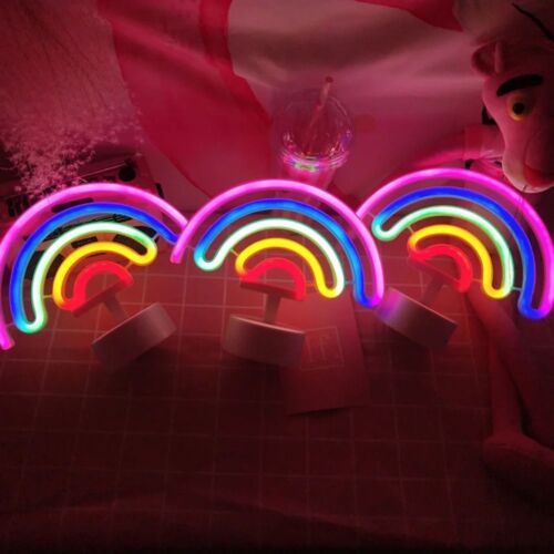 Colorful LED Nightlight Cute Bedside Lamp  Wedding Decoration - Picture 1 of 11