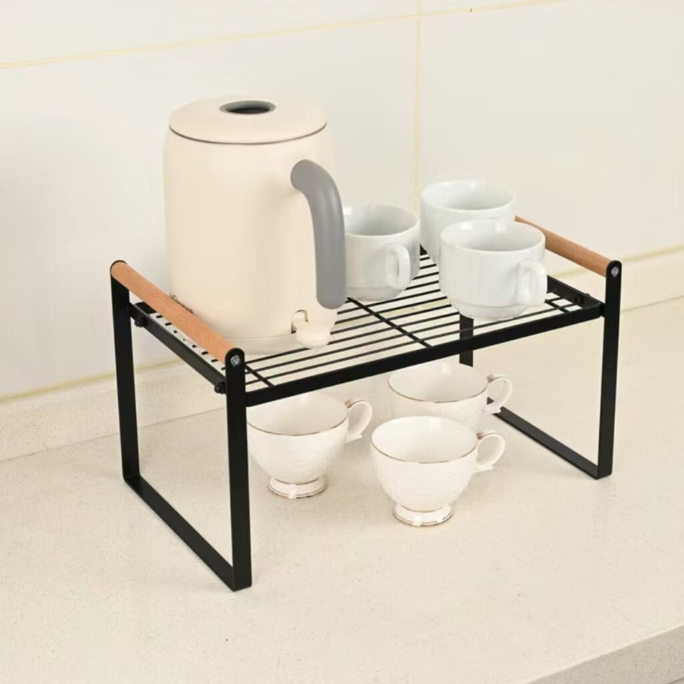 MultiPurpose Under Sink Pantry Organizer Shelf Metal Storage Rack